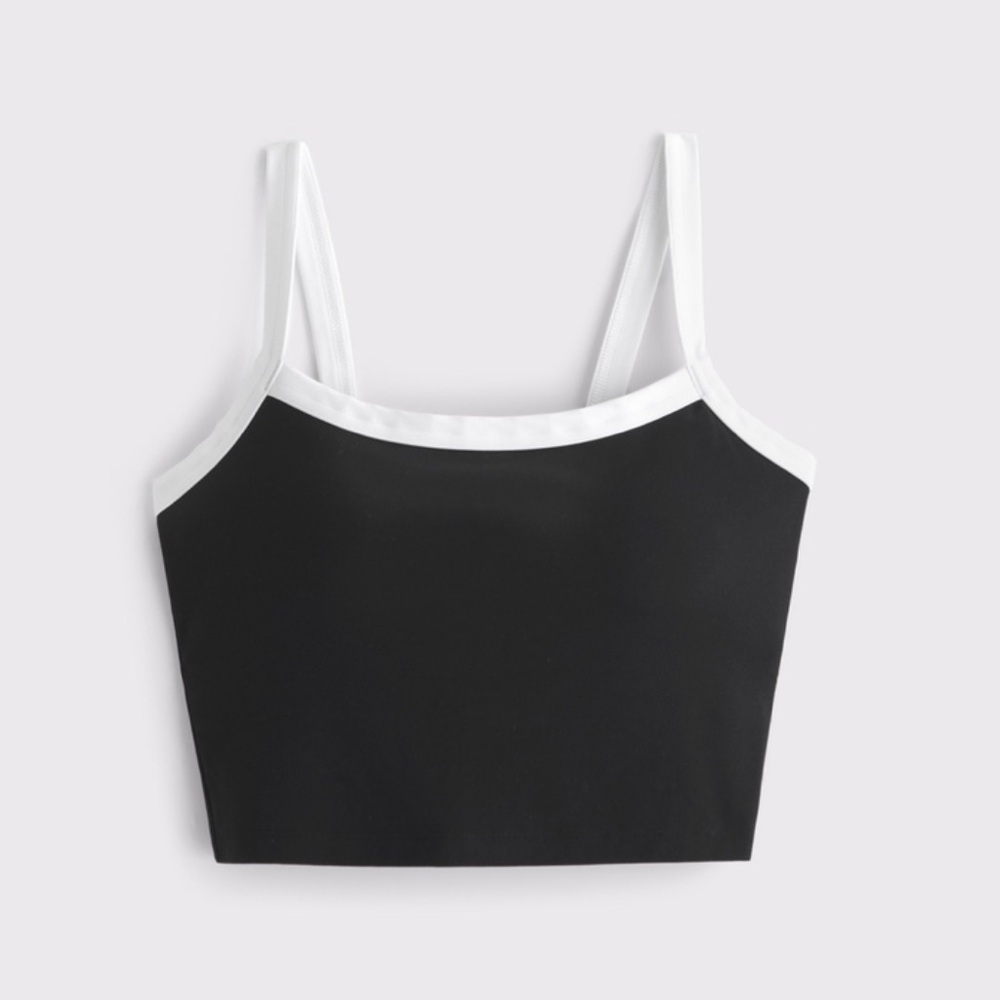 EUC Abercrombie & Fitch YPB StudioFlex Cami Tank | Sz XL | Black | like new